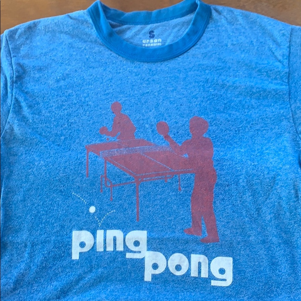 Fun men’s ping pong shirt
